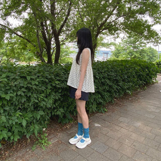 Polka Dot Sleeveless Blouse Mori Girl Dot Summer Sleeveless T-shirt