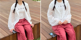 Star Print Short Sleeve T-shirt, Spandex Modal Summer T-shirt