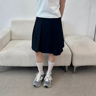 Pleated Midi Skirt