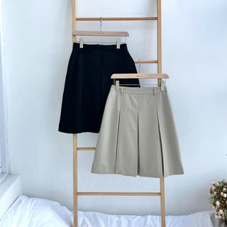 Pleated Midi Skirt