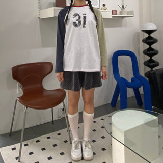 Velvet Tiny Dot Elastic Waist Shorts Autumn Polka Dot Shorts