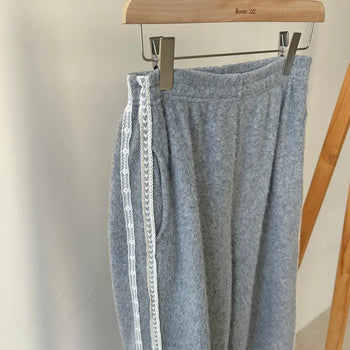 Hairy Lace Track Jogger Pants Sweatpants