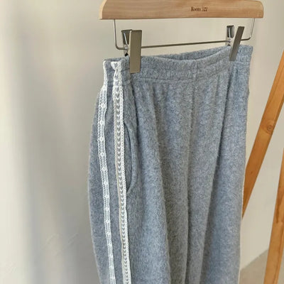 Hairy Lace Track Jogger Pants Sweatpants
