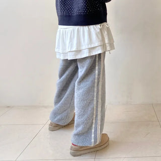 Hairy Lace Track Jogger Pants Sweatpants