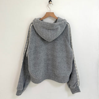 Hairy Lace Track Zip-Up Hoodie Set