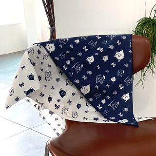 Ribbon Cat Triangle Bandana Cat Scarf Haircut Bandana