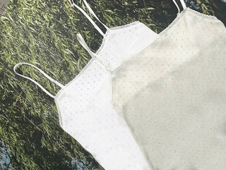 Punched Straight Lace Sleeveless Layered Top