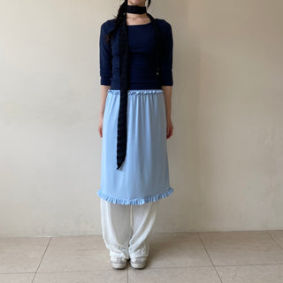 Boat Neck Sleeveless T-shirt, Lip Neck, Basic Stretch Spandex Layered T-shirt