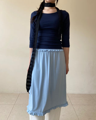 Boat Neck Sleeveless T-shirt, Lip Neck, Basic Stretch Spandex Layered T-shirt