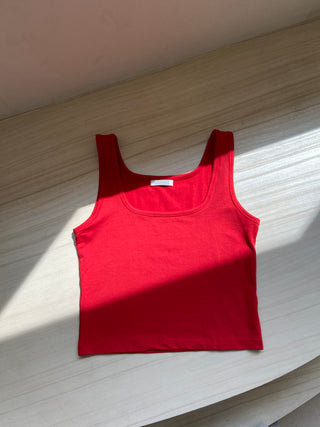 Modal Spandex Color Layered Sleeveless Bustier