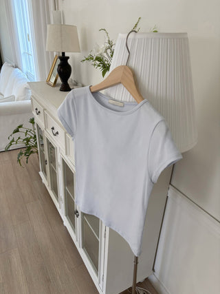 Cap sleeve basic modal short-sleeve t-shirt basic plain t-shirt