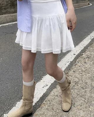 Strap mid-calf boots