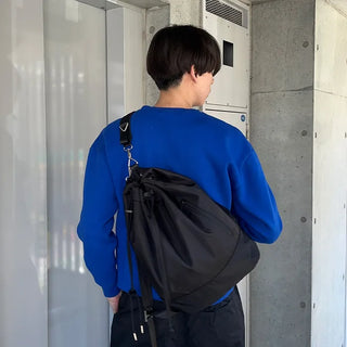 2-way string shoulder backpack
