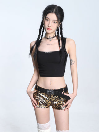 Solid color camisole slim vest