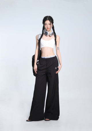 Knitted camisole slim fit vest