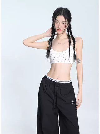Knitted camisole slim fit vest