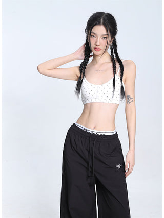 Knitted camisole slim fit vest