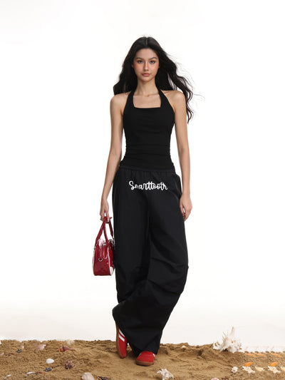 Halter neck camisole vest