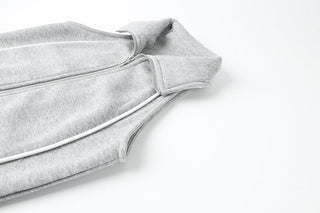 Sleeveless quarter zip vest