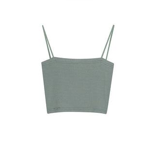 Sleeveless solid color top