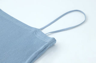 Sleeveless solid color top