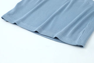 Sleeveless solid color top