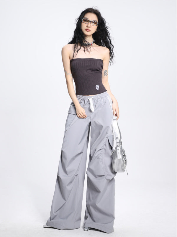 Slim fit knitted sleeveless tube top