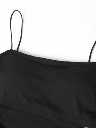 Spaghetti strap Pleated camisole top