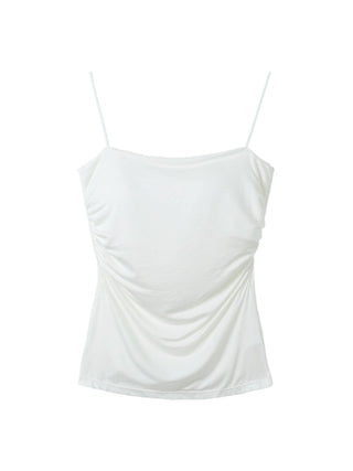 Spaghetti strap Pleated camisole top