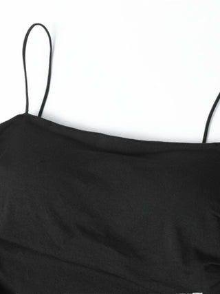 Spaghetti strap Pleated camisole top