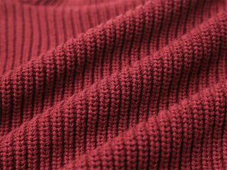 Red V-neck slim Waist Sweater and Plaid Skirt