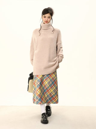 Oversize turtleneck sweater