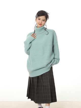Oversize turtleneck sweater