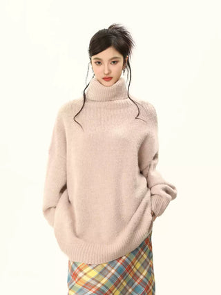 Oversize turtleneck sweater