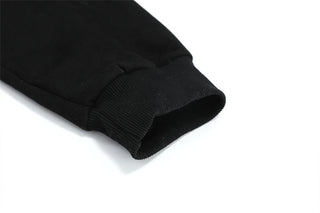 Letter embroidery round neck sweatshirt