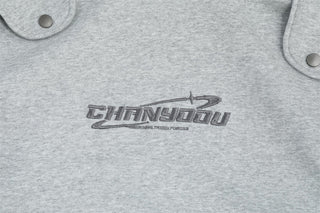 Deconstructed oversized hoodie