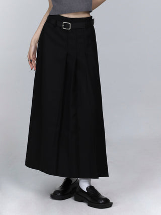 SA-line medium length pleated skirt