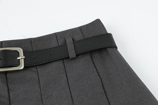 SA-line medium length pleated skirt