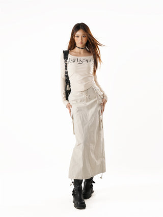 Sporty Work-wear cargo skirt