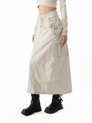 Sporty Work-wear cargo skirt
