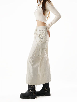 Sporty Work-wear cargo skirt