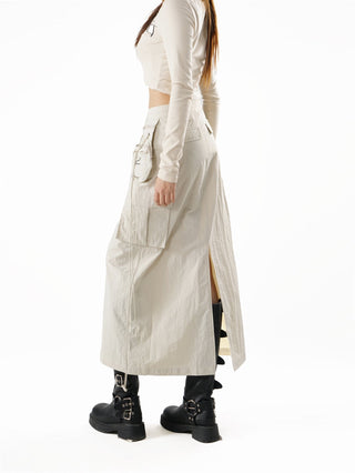 Sporty Work-wear cargo skirt