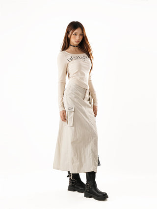 Sporty Work-wear cargo skirt