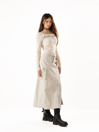 Sporty Work-wear cargo skirt
