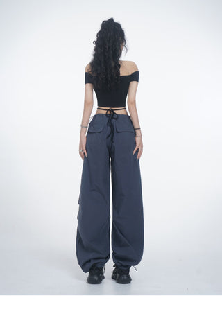 Crop one-shoulder slim top