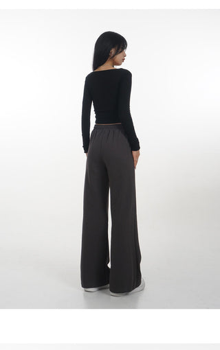 Crop long sleeve T-shirt