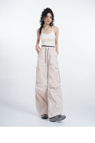 Halter neck camisole vest with chest pads