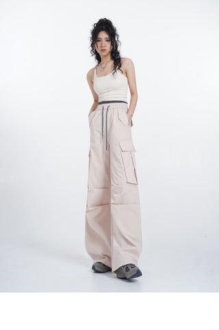 Halter neck camisole vest with chest pads