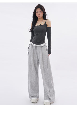Y2k Off-shoulder halter neck top