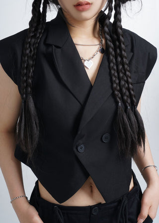 Shoulder pad suit vest